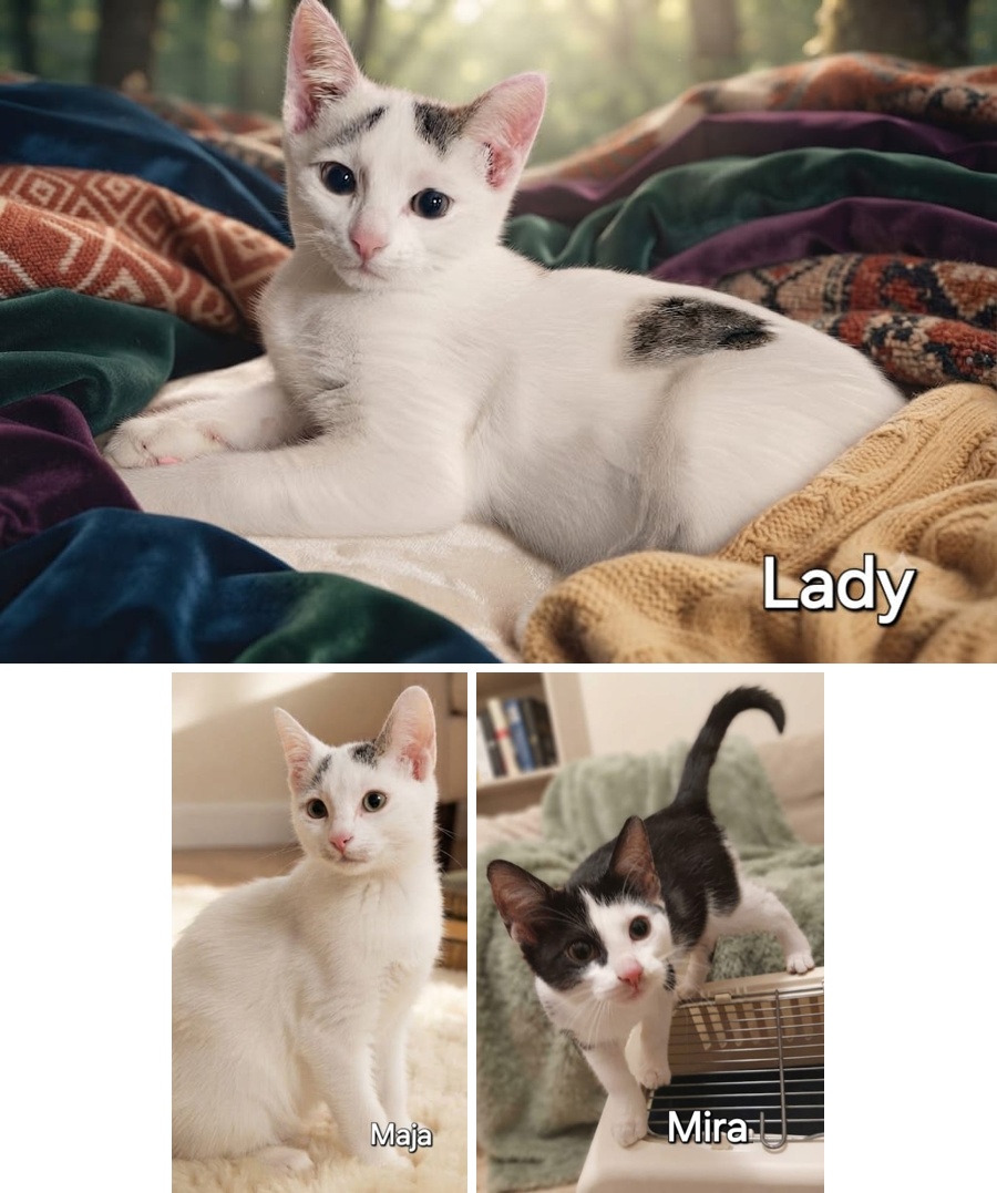 Mira, Maja i Lady DT